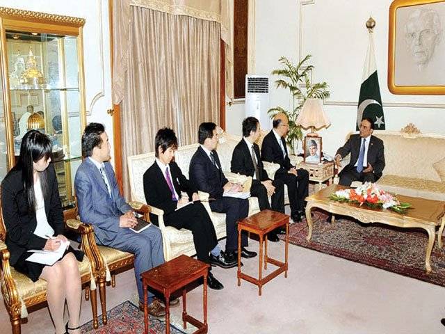 Zardari for boosting Pak-Japan trade