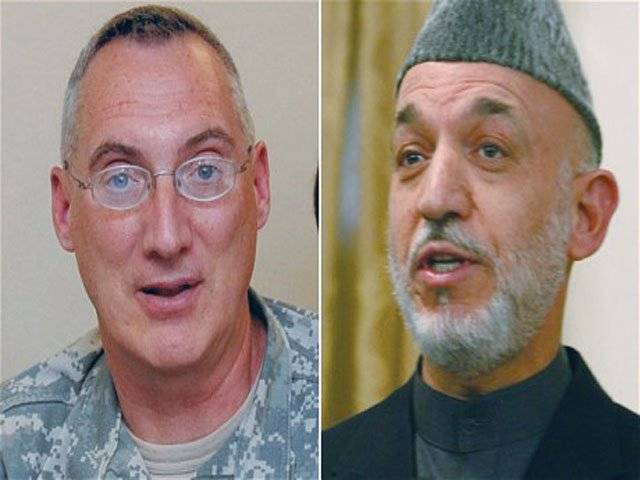 US general sacked for 'insulting Karzai