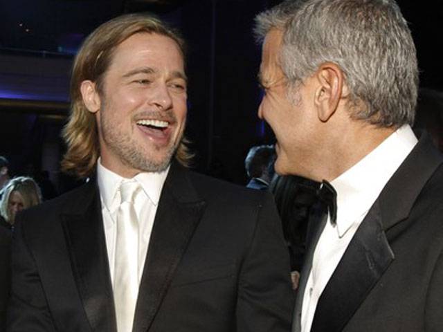 Clooney mocks Brad at Golden Globes 