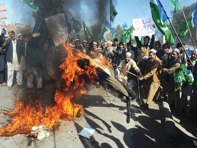 Anti-US protests spread to Pakistan