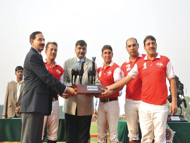 Lahore Zone lift Army Polo title
