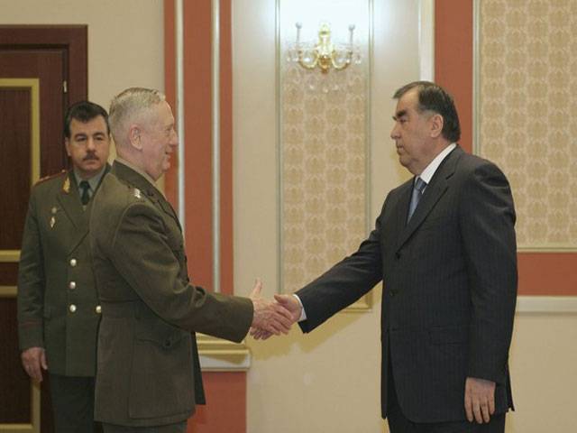 US holds talks with Tajikistan