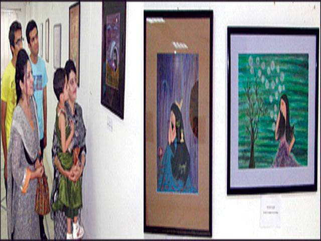 Three-day painting exhibition concludes