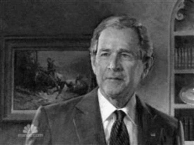 Bush portraits unveiled at WH