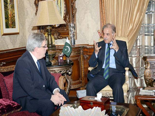 French envoy calls on Shahbaz