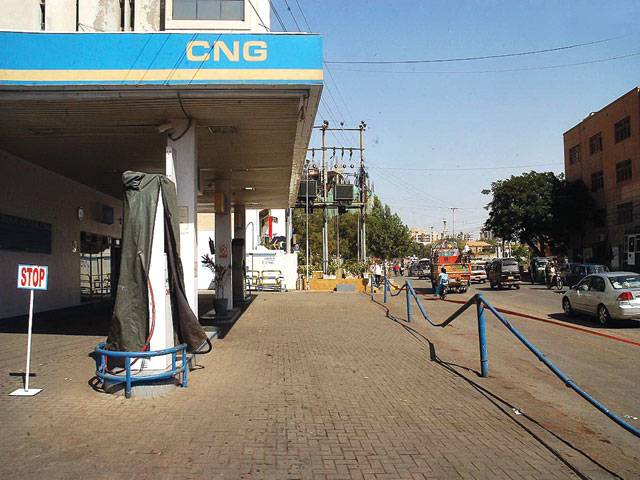‘CNG pumps extracting gas thru compressors’ 
