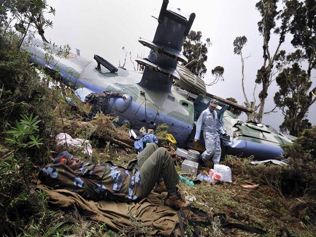 8 Ugandans survive army copter crash