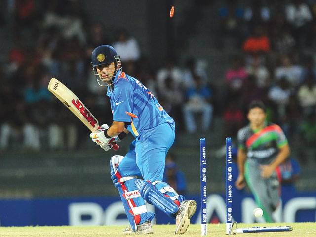 Afghanistan go down fighting India in World T20