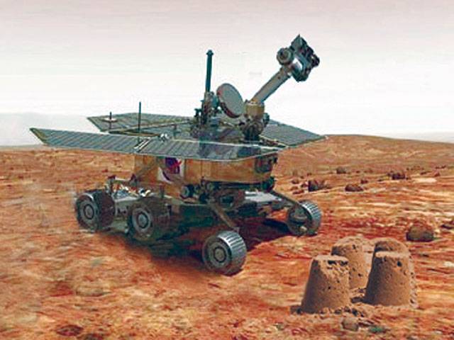 Mars rover to scoop sand sample
