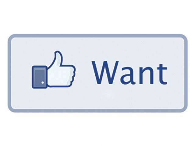 Facebook introduces ‘want’ button 
