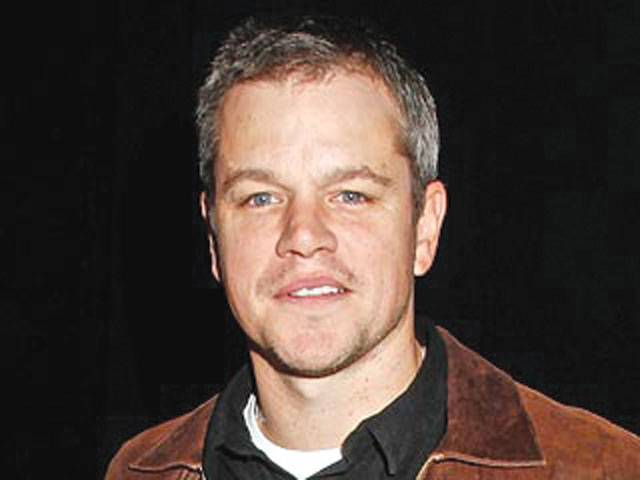 Matt Damon proud of grey hair