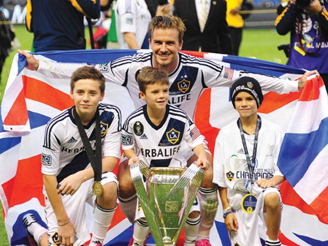 Beckham basks in glory of another title