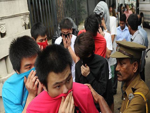 Lanka arrests 114 Chinese for fraud