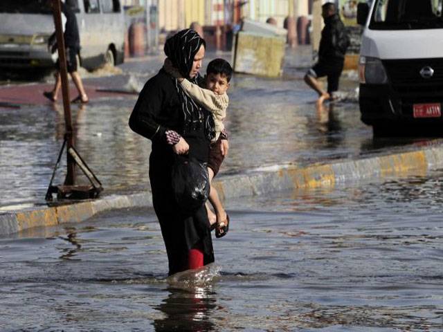Four dead as rains flood Baghdad