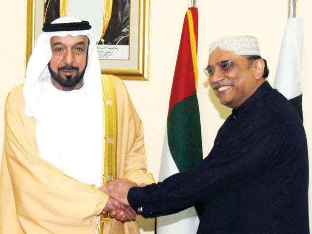 Zardari for boost in Pak-UAE trade