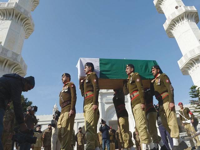 Funeral for soldier martyred at LoC offered
