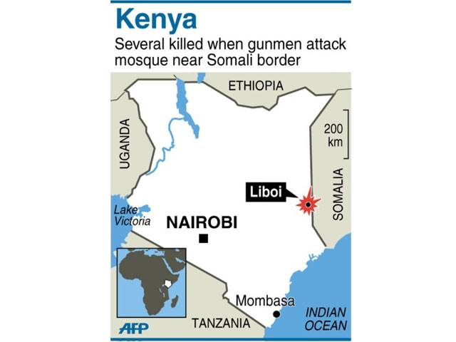 Gunmen kill seven at Kenyan mosque