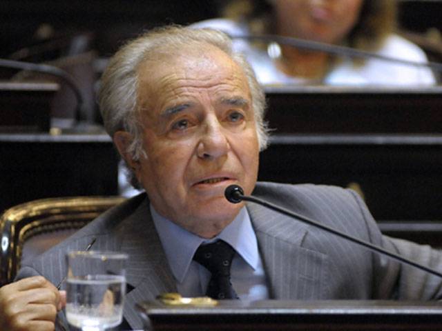 Argentine court convicts ex-leader Menem