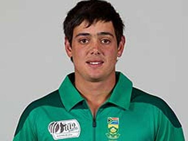 De Kock replaces Du Plessis in South Africa squad