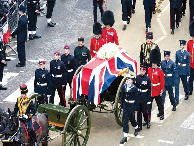 Britain bids farewell to Iron Lady