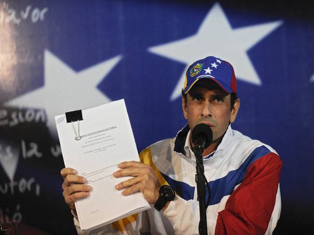 Venezuela Opp challenges post-Chavez vote