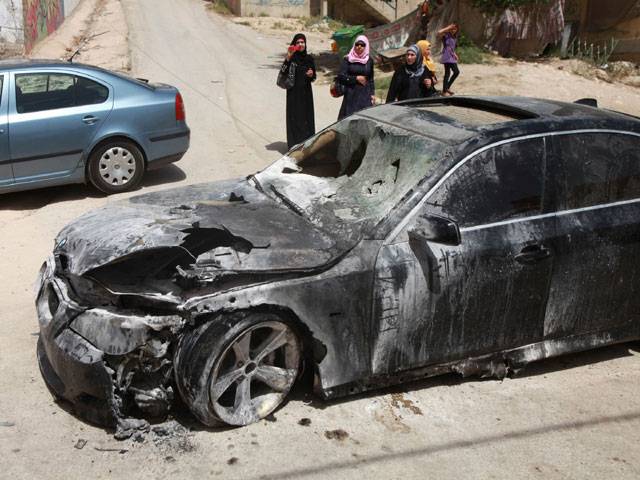 Israeli extremists vandalise Palestinians’ cars
