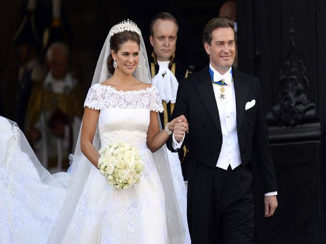 Royals celebrate Sweden princess's wedding