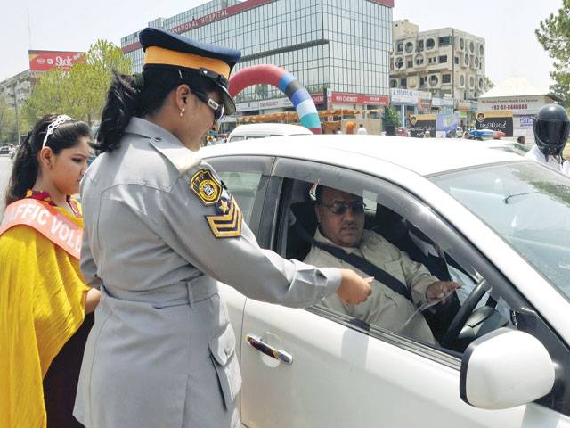 Traffic management drive launched in Islamabad