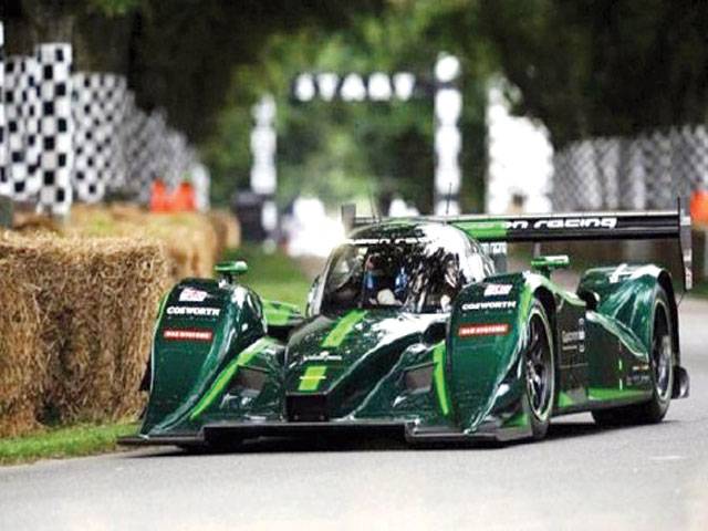 Racing electric car sets new world record
