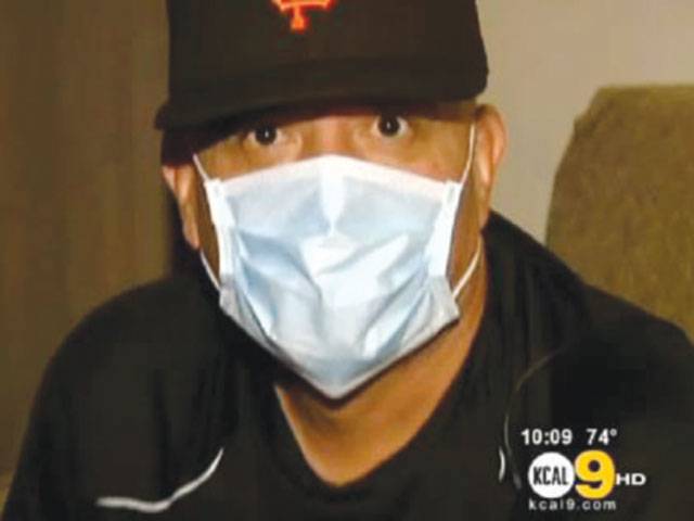 Masked patient mistaken for robber