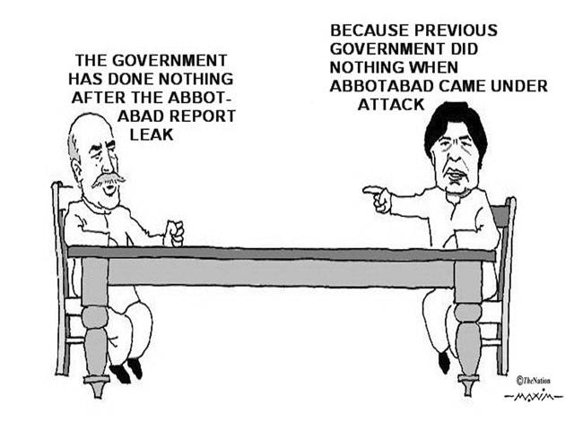 The Government has done nothing after the Abbotabad report leak because previous Government did nothing when Abbotabad came under attack