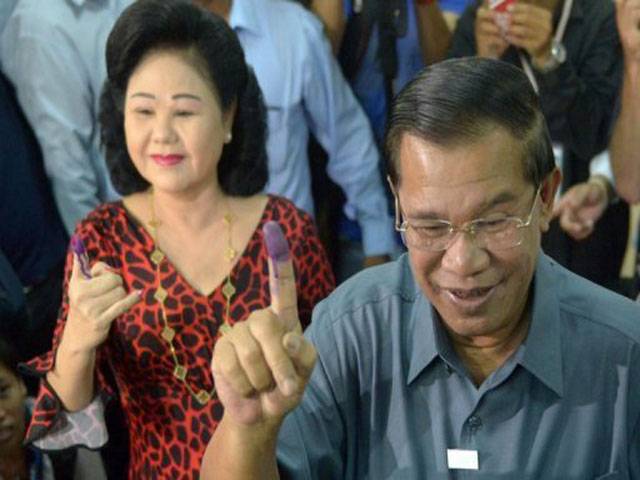 Cambodian strongman PM's party claims election win