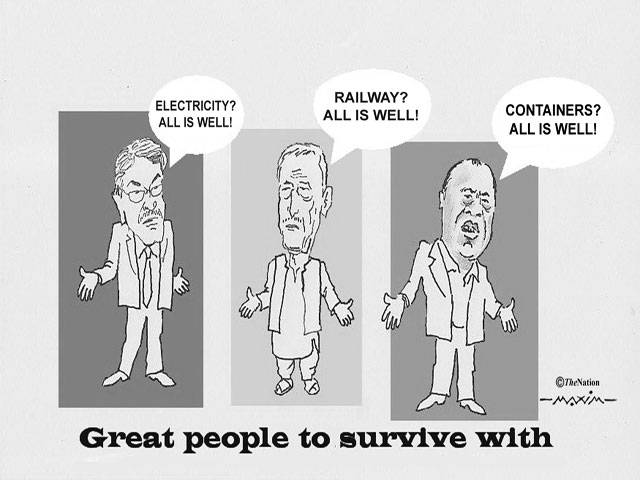 Electricity? all is well! Railway? all is well! Containers? all is well! Great people to survive with