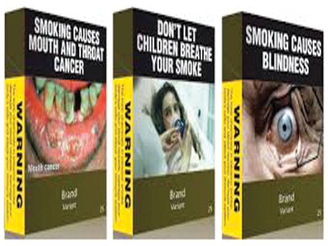 Smoking warning works just on cigarette pack