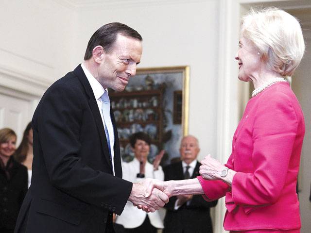 Abbott sworn in as Australia’s new PM