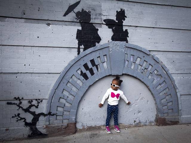 Buy it or hate it, New Yorkers flock to Banksy’s art