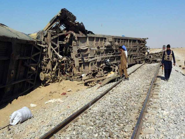 Seven killed in train blast near Naseerabad