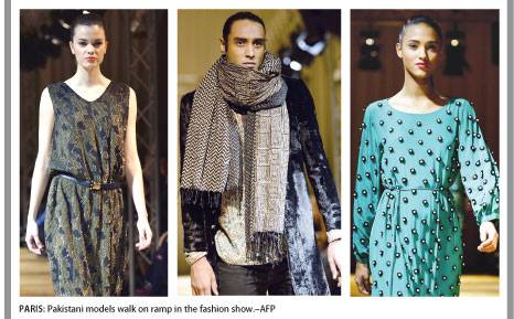 Pakistani fashion show held at Paris 
