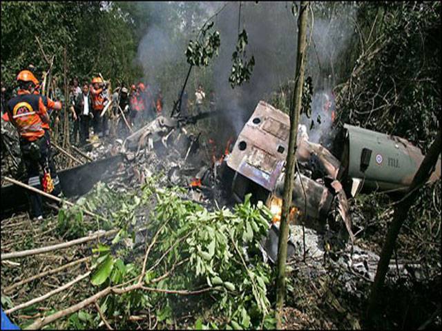 13 die as Indonesian army helicopter crashes in jungle