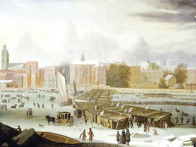 How Londoners lived when River Thames froze