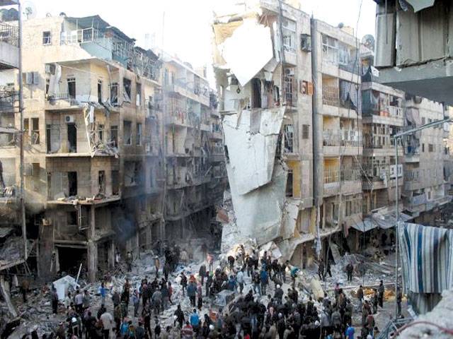 517 dead in fortnight of strikes in Syria's Aleppo