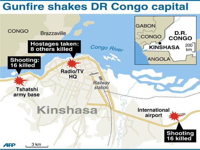 40 attackers killed in uprising in DR Congo capital