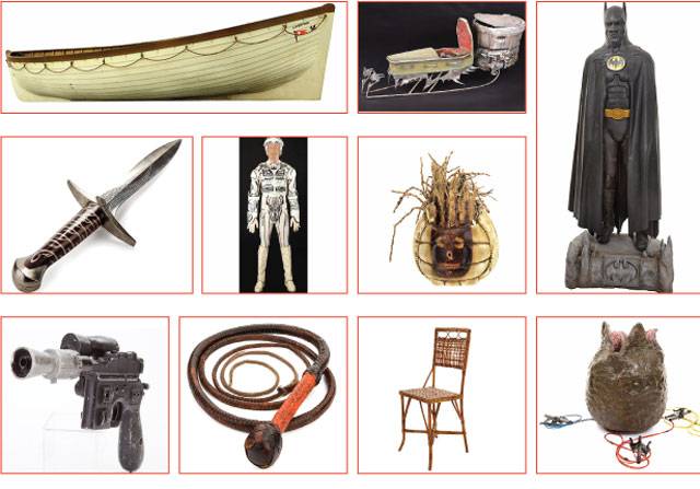 10 pieces of Hollywood memorabilia at auction