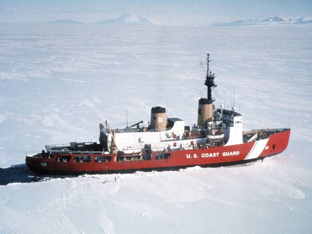 US icebreaker to help stuck ships