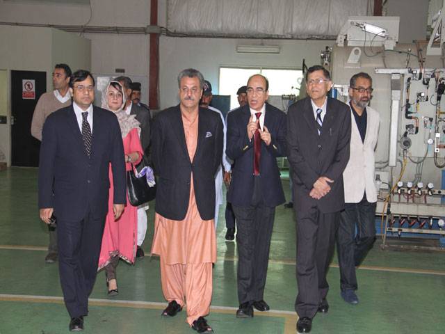 Minister of industries & production visits KTDMC