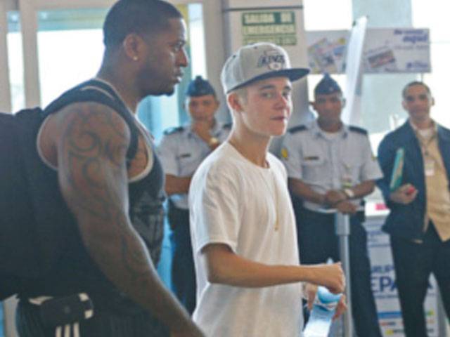 Bieber released after jet search 