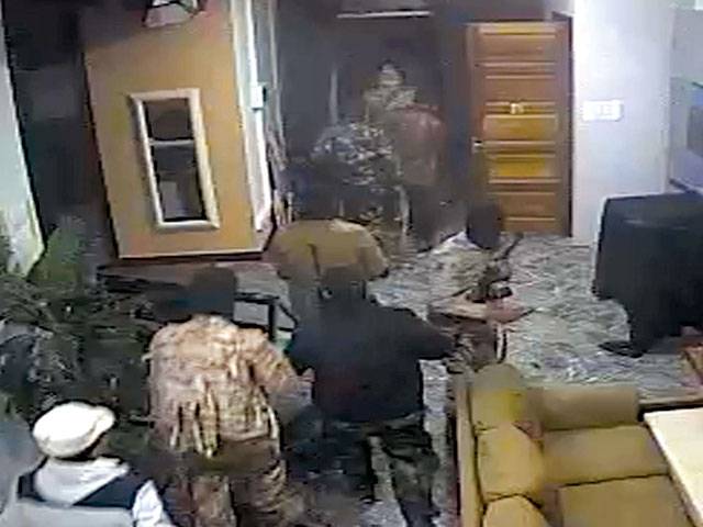 Blasts rock TV station in Libyan capital