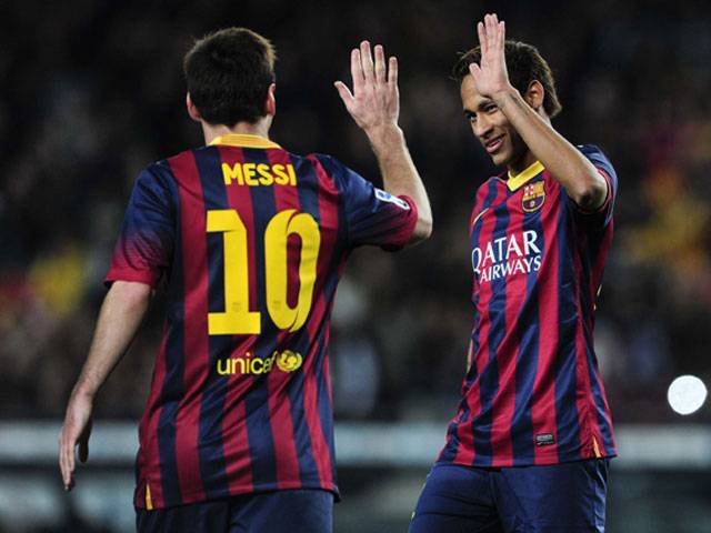 Messi, Neymar on target as Barca hit Rayo for six
