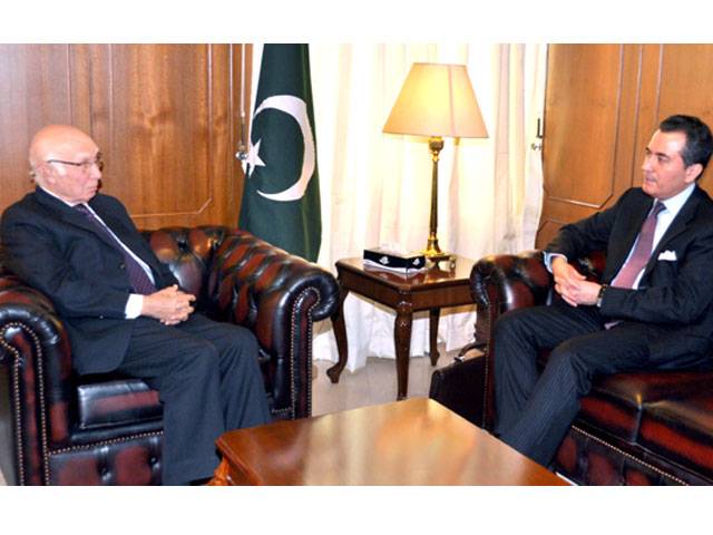 Advisor to PM on National Security and Foreign Affairs Sartaj Aziz