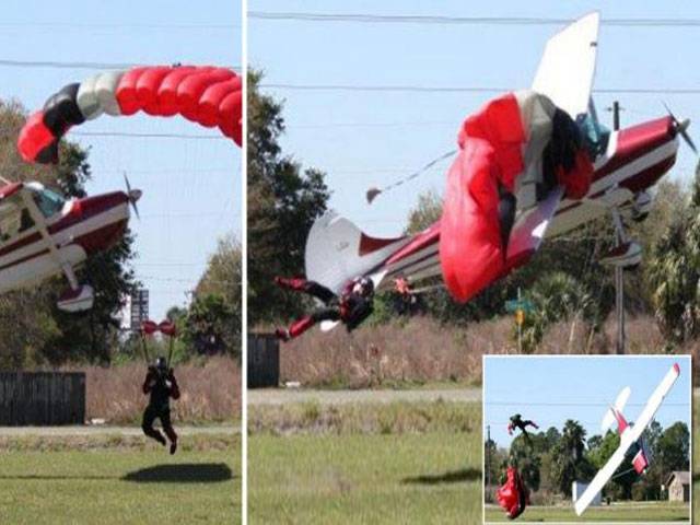 Skydiver hit by plane’s pilot, both survived